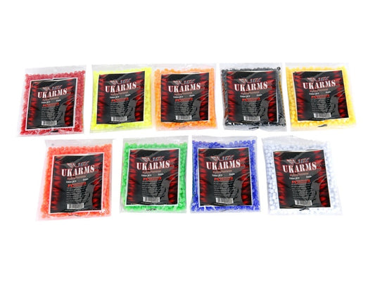 1000 Count BBs .12g 6mm Airsoft Gun| Assorted Colors Bags