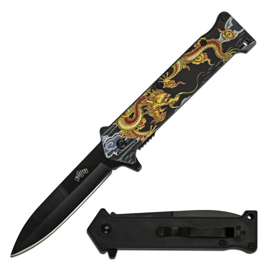 Oriental Dragon Spring Assisted Opening 'Legal Automatic' Knife