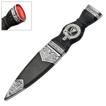 Irish Harp Sgian Dubh Dagger Knife