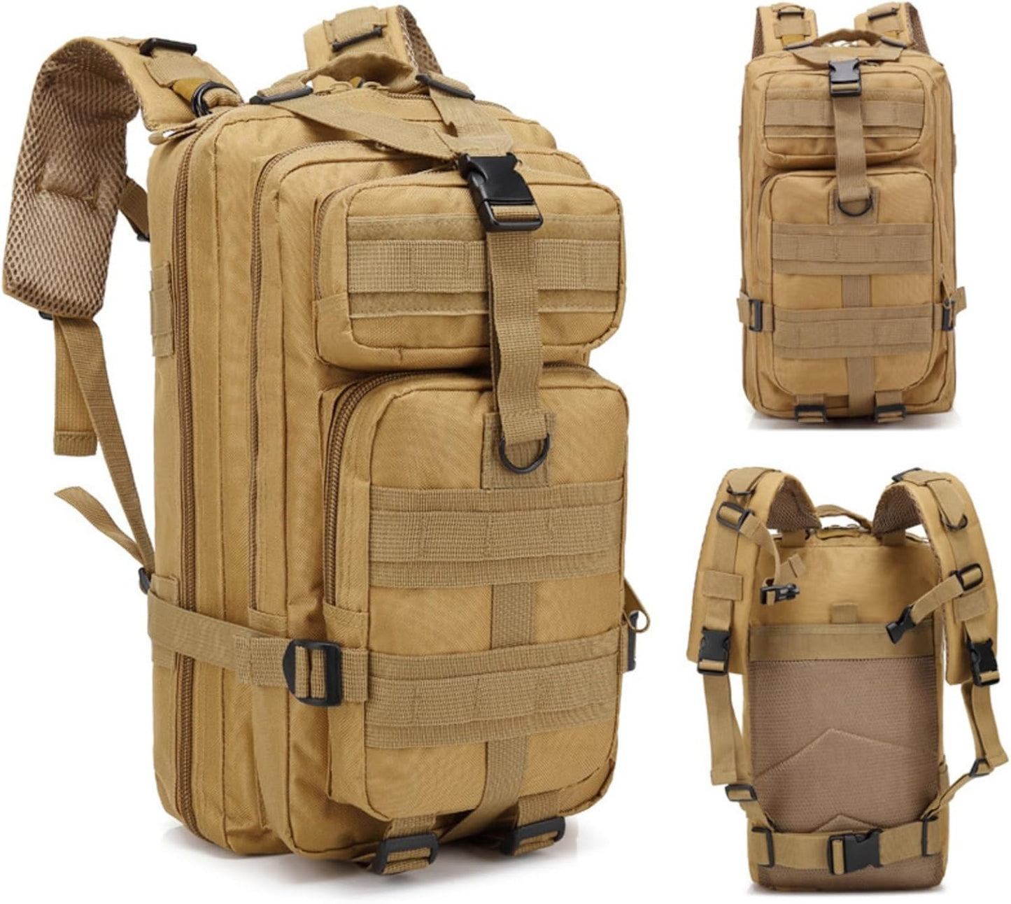 27L Tactical Backpack for Men & Army Assault Waterproof Molle Military Backpack