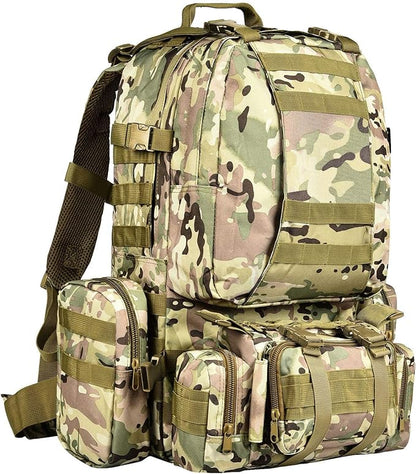 Tactical Backpack Military Army Large Assault Pack Detachable Molle Bag…