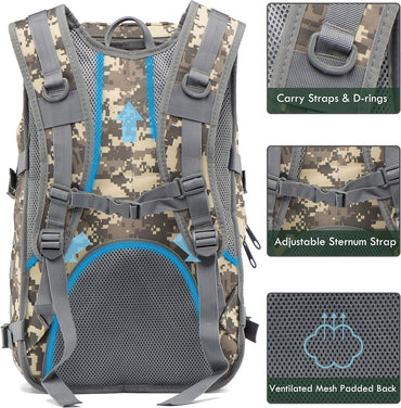 35L Tactical Backpack Military Molle Backpack Traval Laptop Bug Out Bag Army 3 Day Assault Pack Hiking