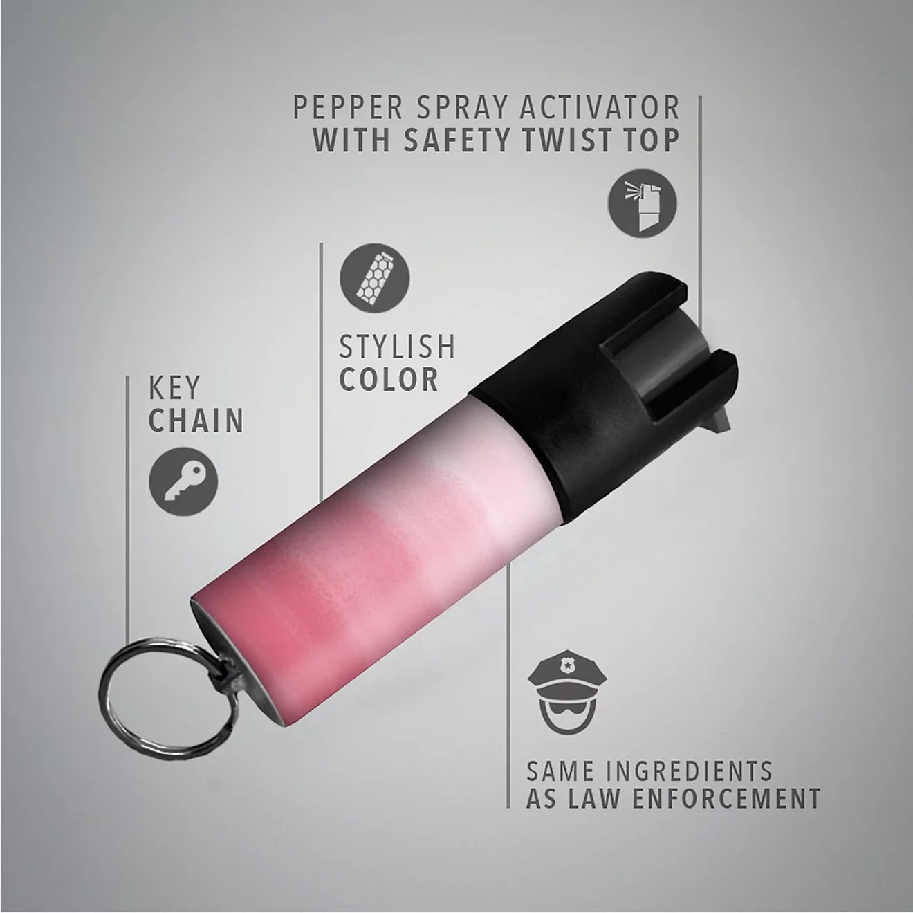 Self Defense Security Personal Alarm and Pepper Spray Combo