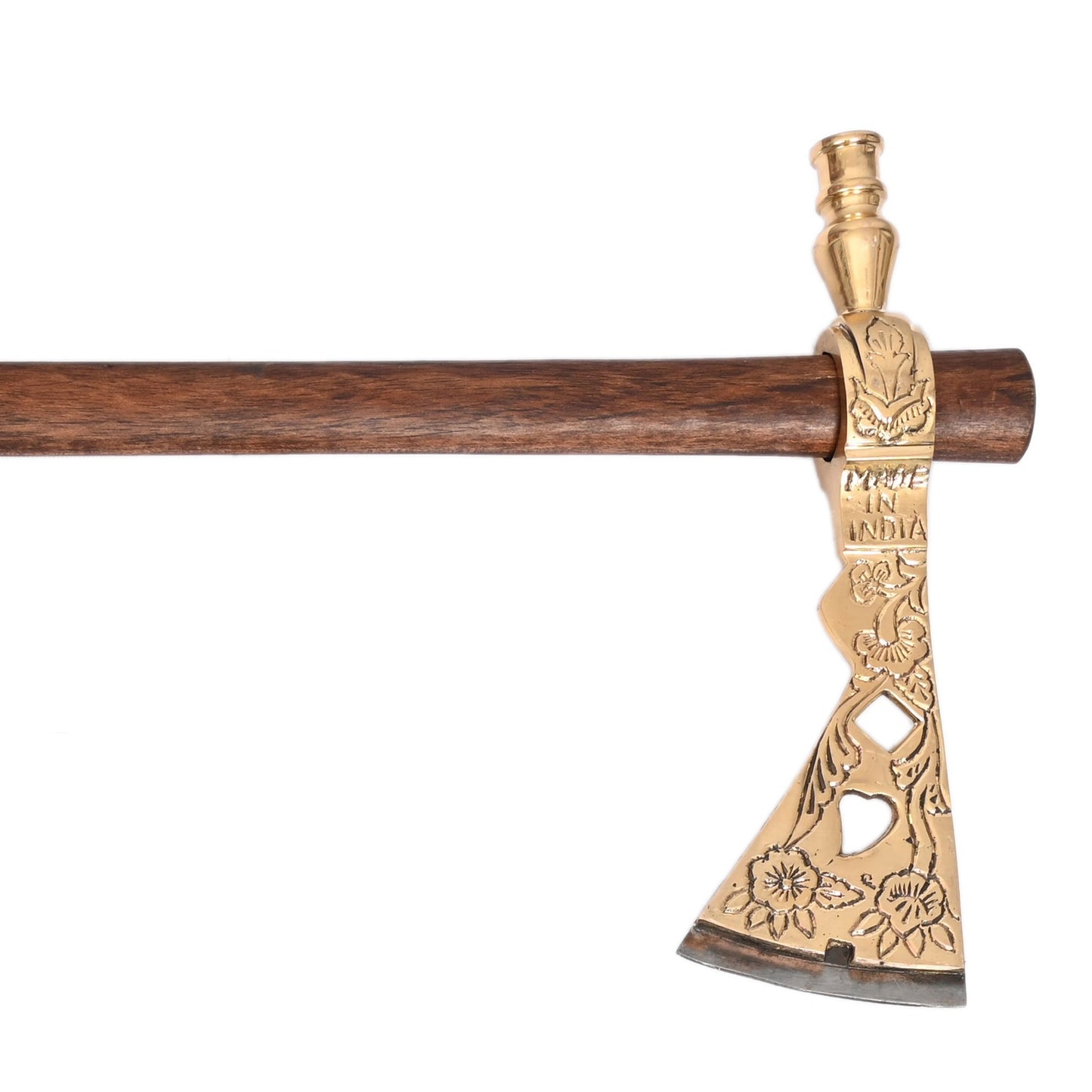 Decorative Collectible Brass Tomahawk Peace Axe Hatchet