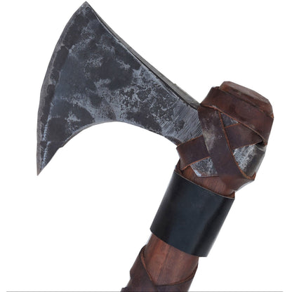 Hand Forged Functional Outdoor Viking Bearded Axe