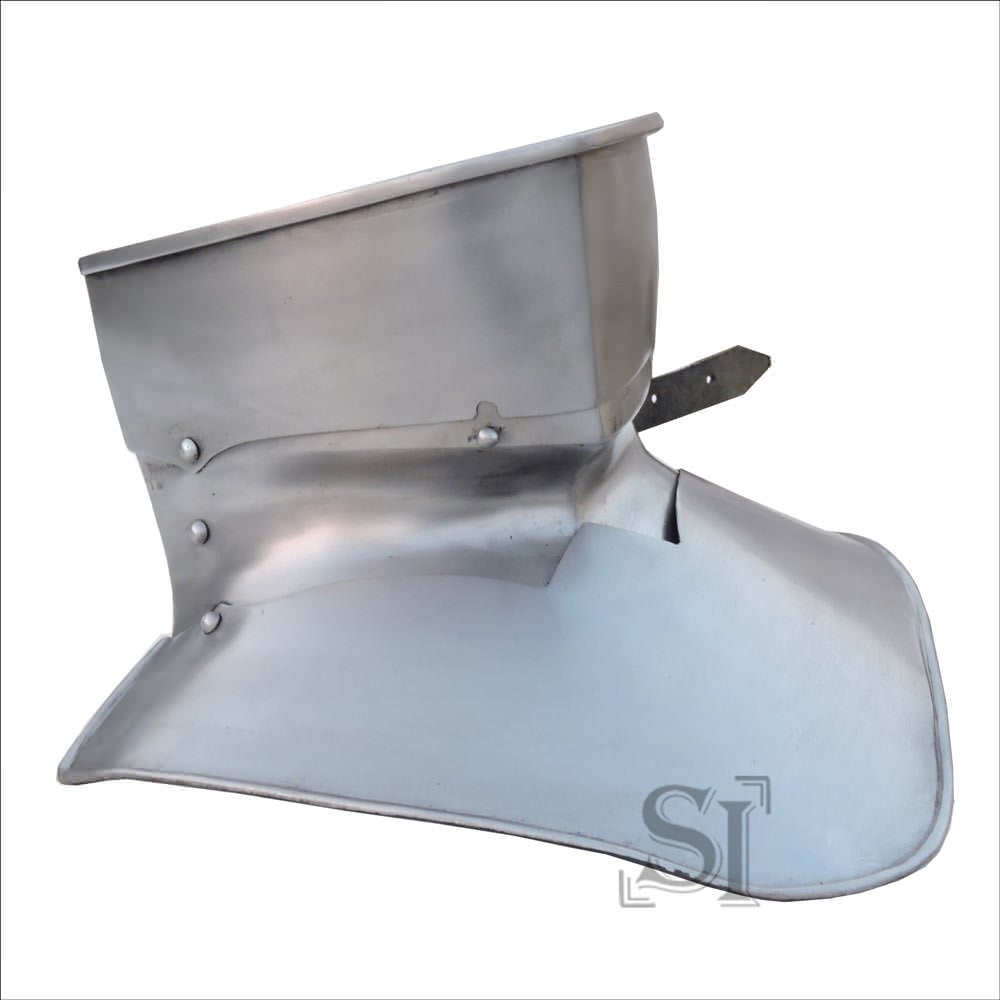 Steel Imperial Bevor Neck Plate Armour – Finish Edge