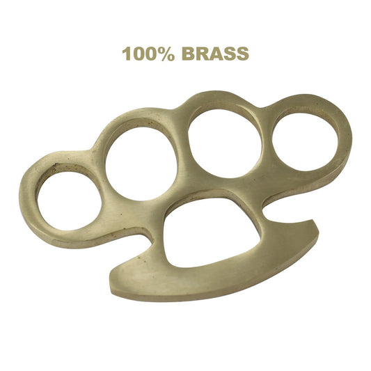100% Pure Brass Knuckleduster Paper Weight Accessory