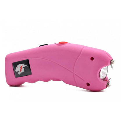 Pink Cyclone 2.5 Million Volt Rechargeable Stun Gun With Alarm