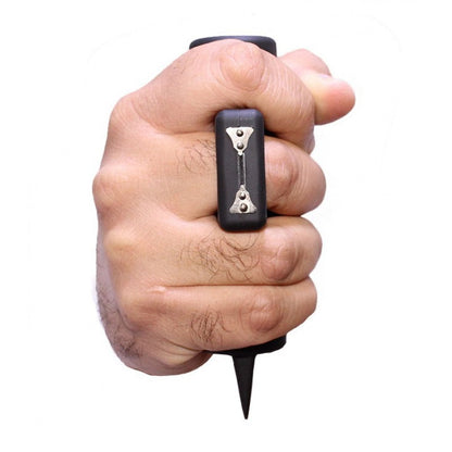 Jogger USB Rechargeable Stun Gun Defensive Knuckle With Alarm