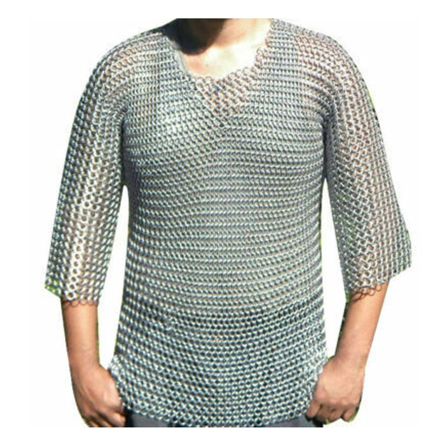 Butted Chainmail Replica Armor Long Shirt Haubergeon