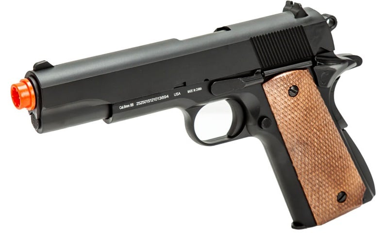 WellFire 1911-A1 Spring Powered Airsoft Heavyweight Pistol