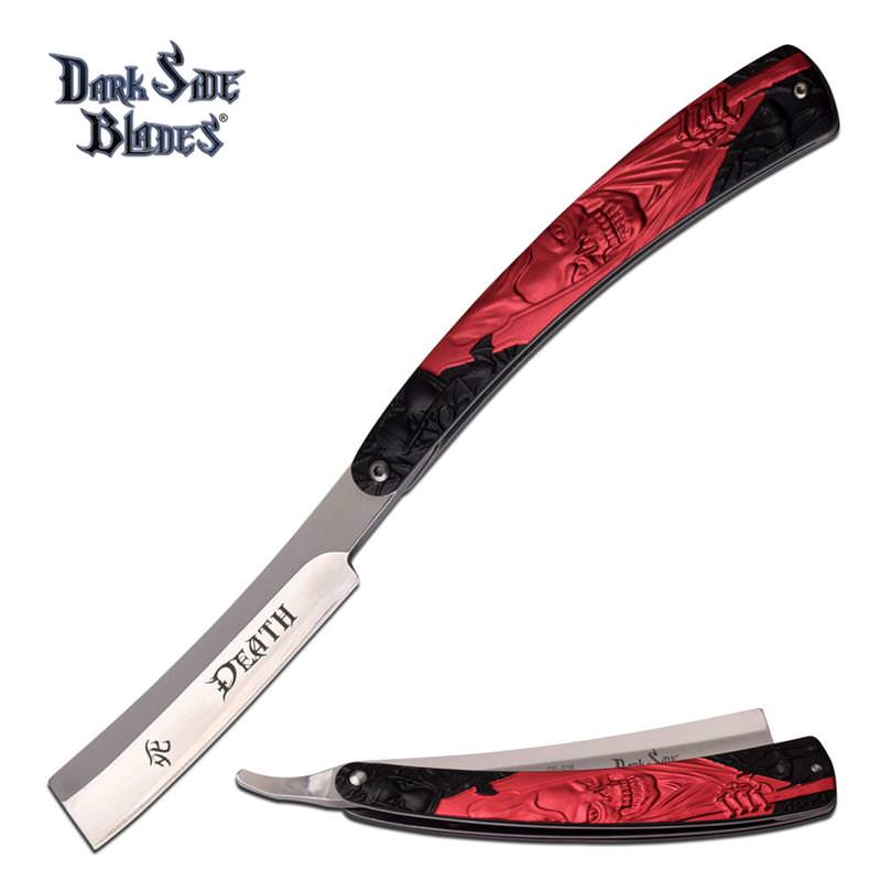 10" Red Reaper Straight Razor Blade Knife