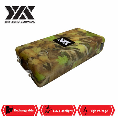 DZS 10 Million Volt Self Defense Fall Camo Stun Gun Rechargeable