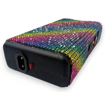 Rainbow Rain DZS 10 Million Volt Self Defense Bling Stun Gun