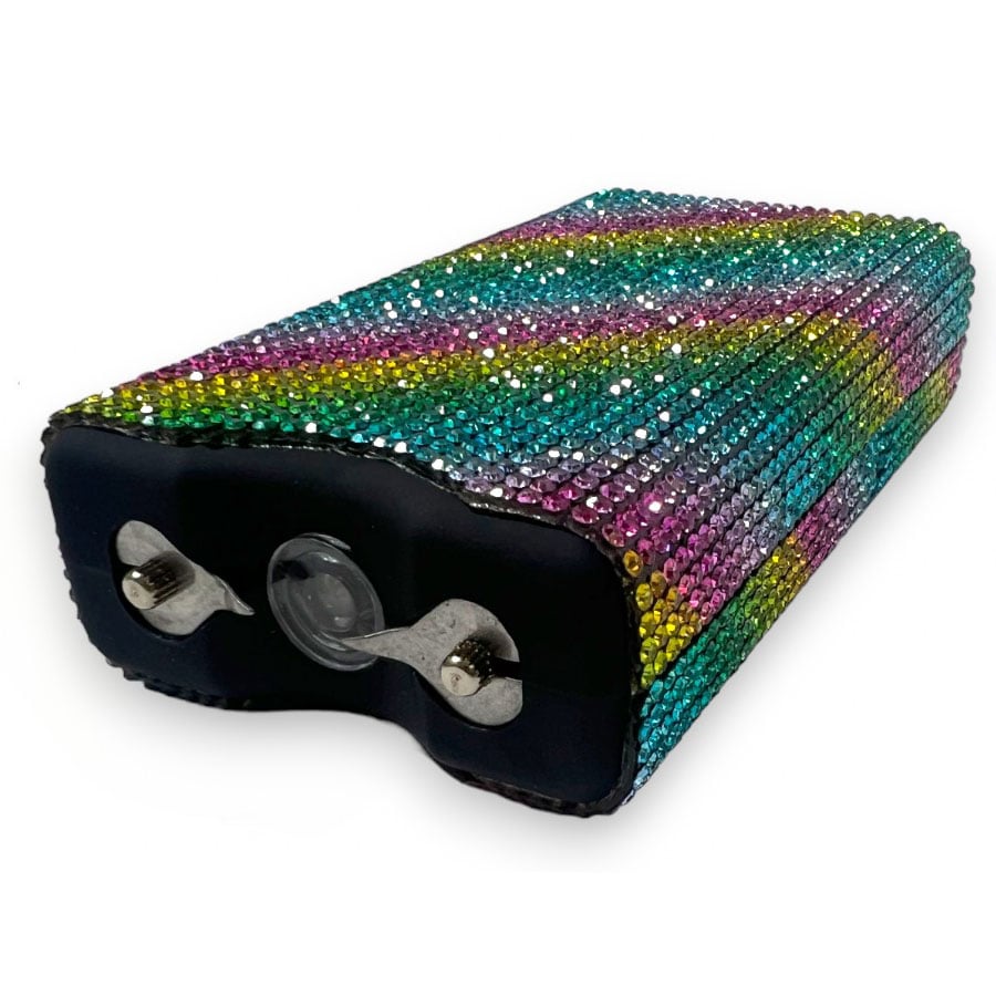 Rainbow Rain DZS 10 Million Volt Self Defense Bling Stun Gun