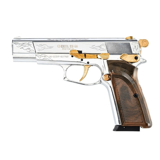 ES 66 Embroidered Gold .177 Cal. Full Metal CO2 BB Air Pistol 492 FPS