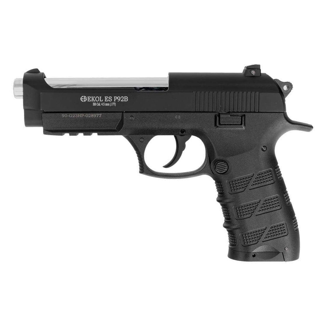 EKOL ES P92 .177 Caliber CO2 BB Air Pistol 377 FPS Blowback Gun