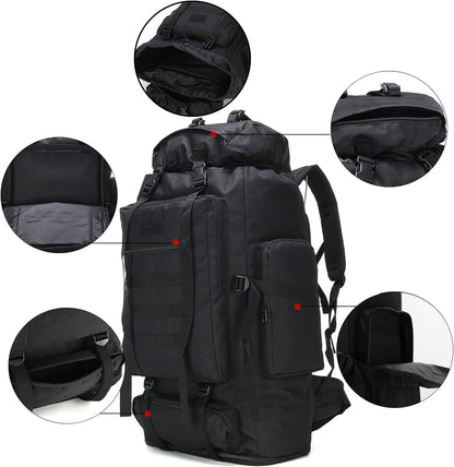 Hiking Backpack for Men 70L/100L Camping Backpack Military Rucksack