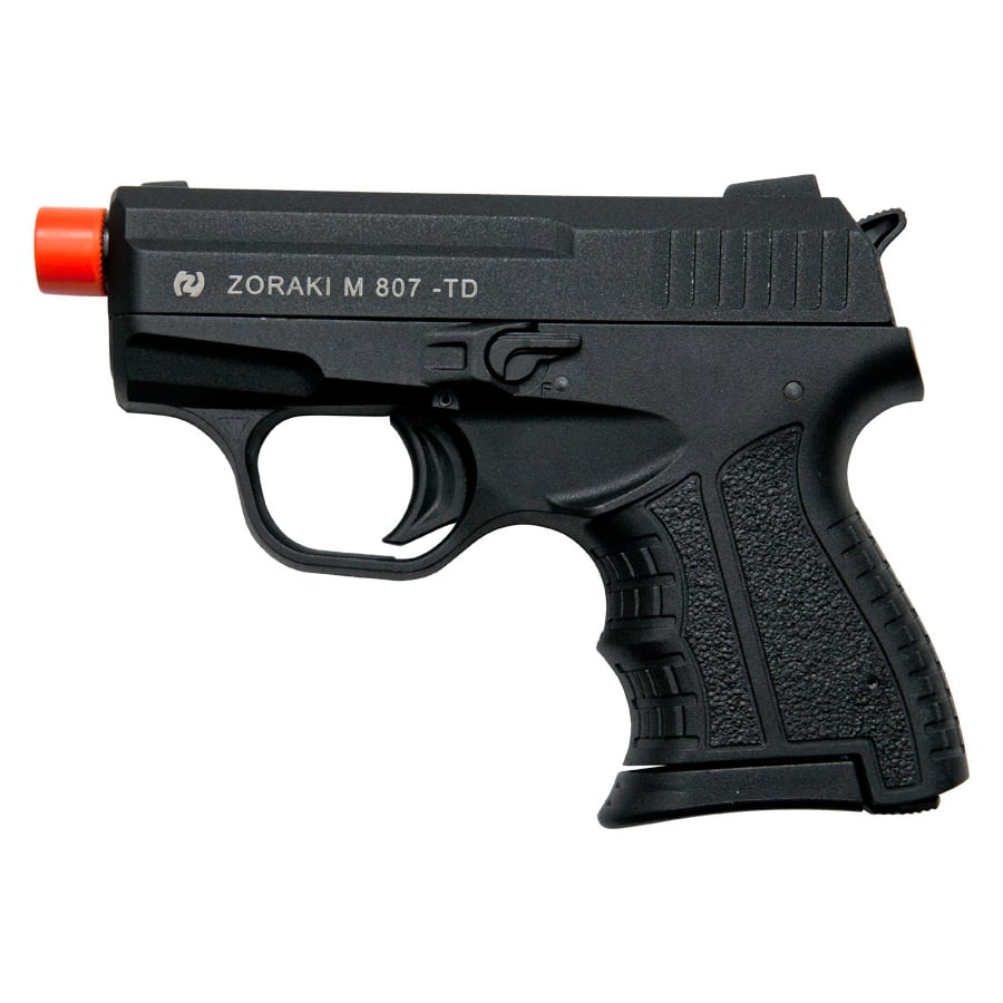 Zoraki M807 Black Finish - 8MM Front Firing Blank Pistol Semi-Auto Gun