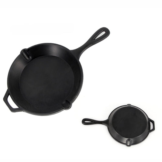 Rubber Comedy Frying Pan Flexible Prop Weapon Special Effect Action Prop Safe for Stunts