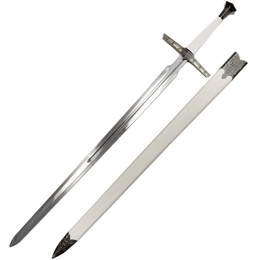 47.5" White Fantasy Sword Witcher Killer Blade Movie Replica