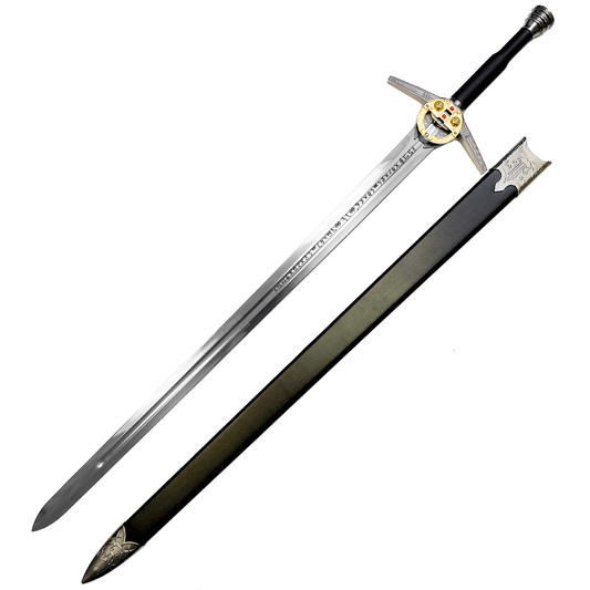 47" Black Fantasy Sword Witcher Killer Blade Movie Replica