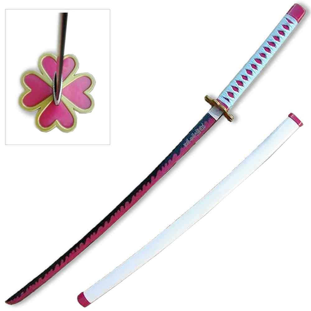 41" Steel Anime Demon Mitsuri Kanroji Nichirin Katana Sword