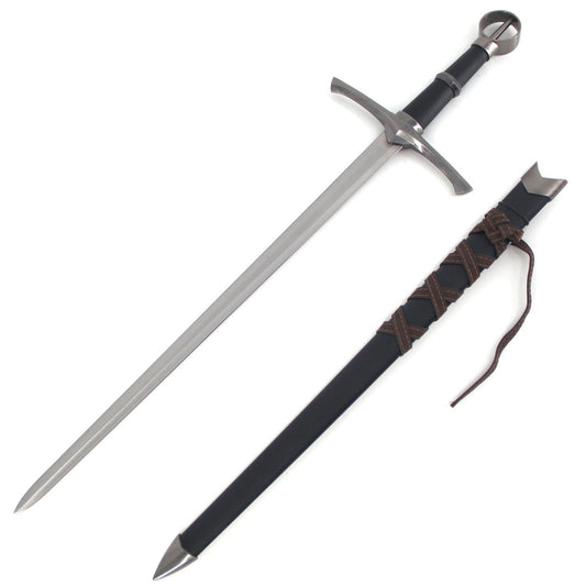 24 Inch Medieval Short Sword with Scabbard