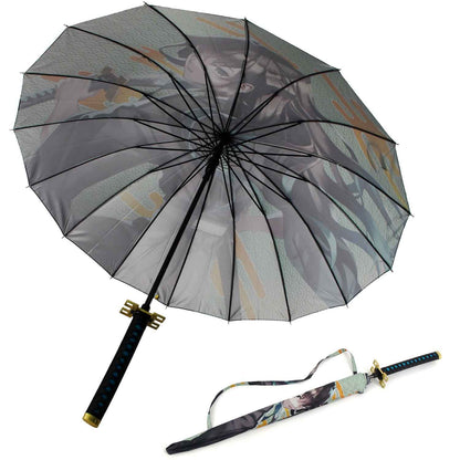 Tokitou Muichirou Anime Demon Slayer Cosplay Umbrella Automatic Folding