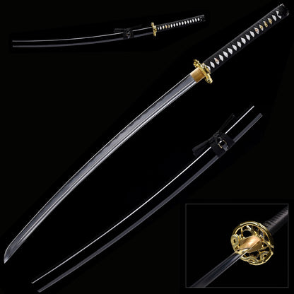 Hand Forged Training Katana | 1045 High Carbon Steel Full Tang Samurai Sword