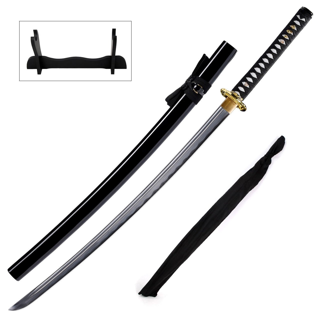 Hand Forged Training Katana | 1045 High Carbon Steel Full Tang Samurai Sword