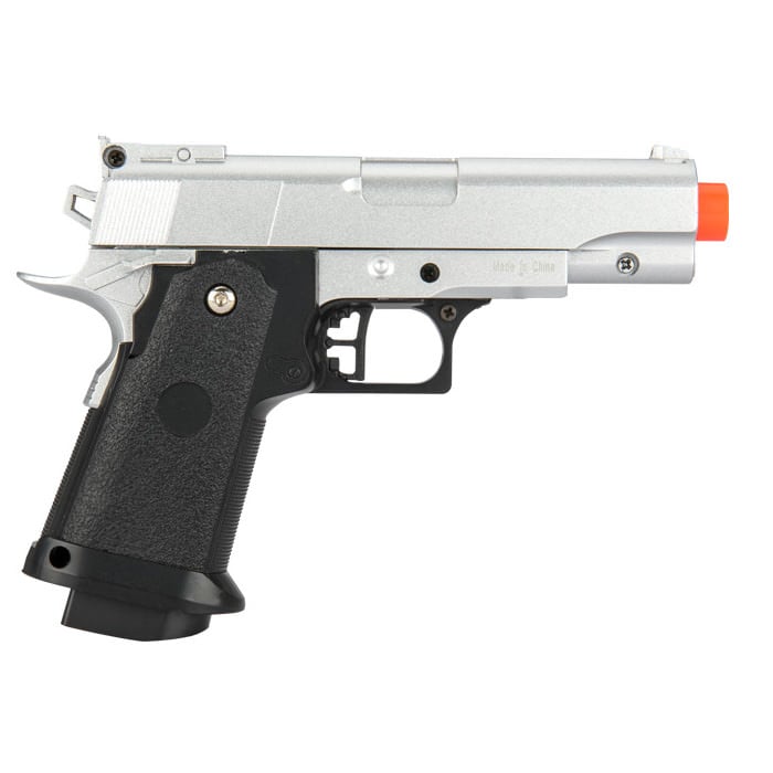 Galaxy G10S Full Metal Silver Spring 1911 Airsoft Pistol