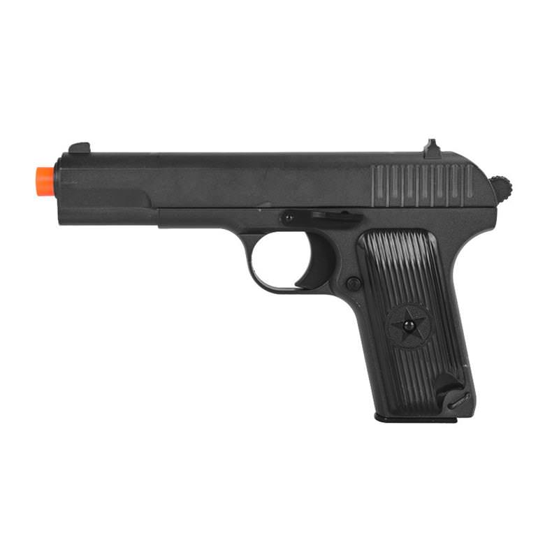 G33 Full Metal Military Airsoft Spring Pistol Hand Gun 8" Overall