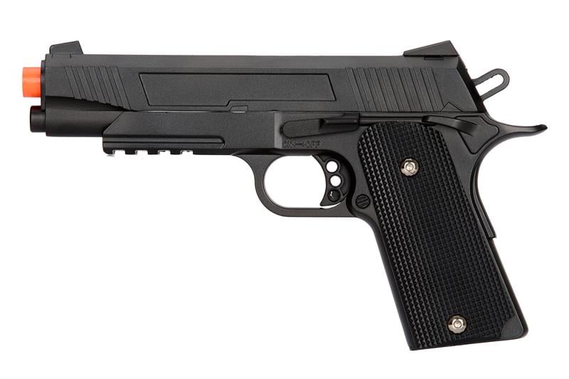 Full Metal 1911 Black Airsoft Training Pistol 210 FPS Gun