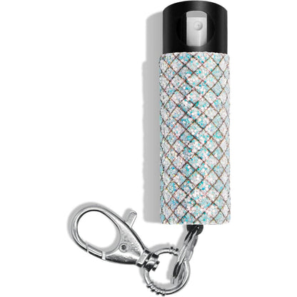 Bling It On Key Ring Self Defense Pepper Spray Mermaid Jeweled Cary Case