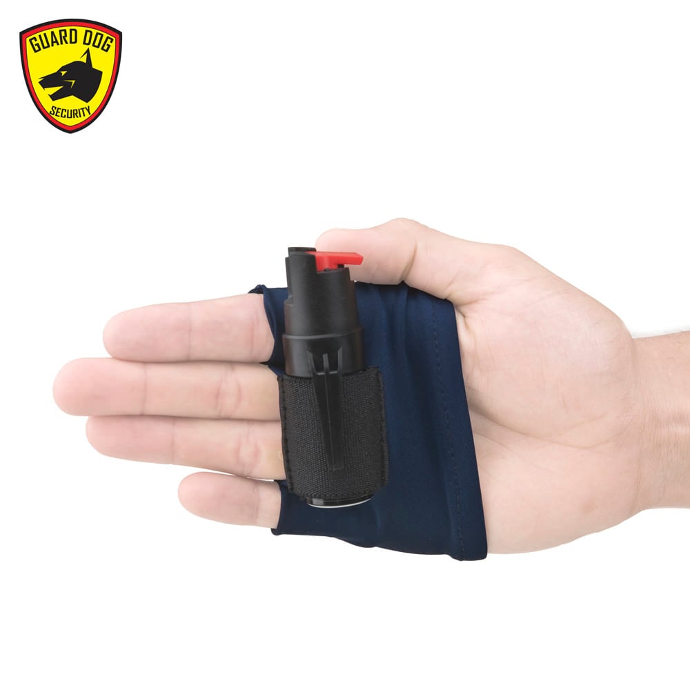 InstaFire Blue Personal Defense Pepper Spray 1/2 oz With Activewear Hand Sleeve