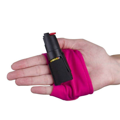 InstaFire Extreme Self Defense Pepper Spray With Knuckle Defense Pink