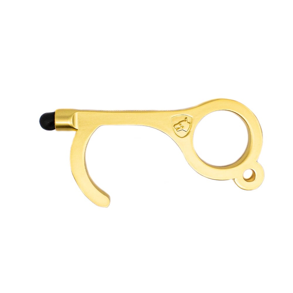 NoTouch Door Opener - Antimicrobial Hand Tool with Stylus Gold