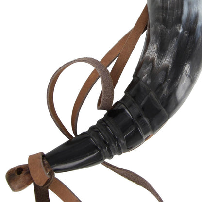 14" Medieval Renaissance Gunpowder Horn