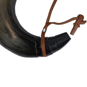 12" Medieval Renaissance Gunpowder Horn