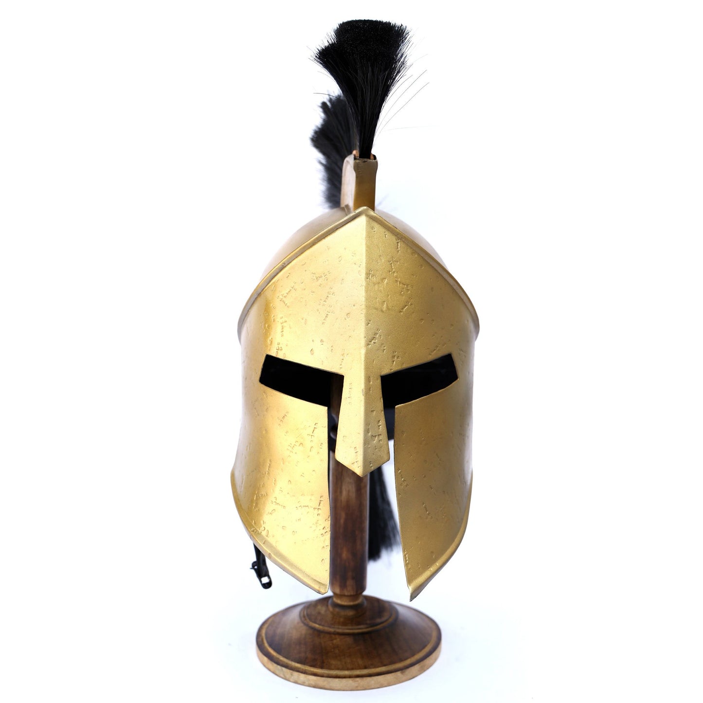 Greek Spartan King Crested Helmet With Stand