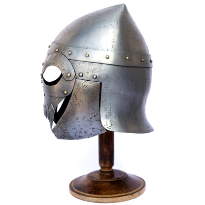 Dark Medieval Warrior Helmet