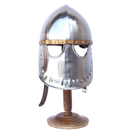 Brass Trim Italo-Norman Medieval Helmet