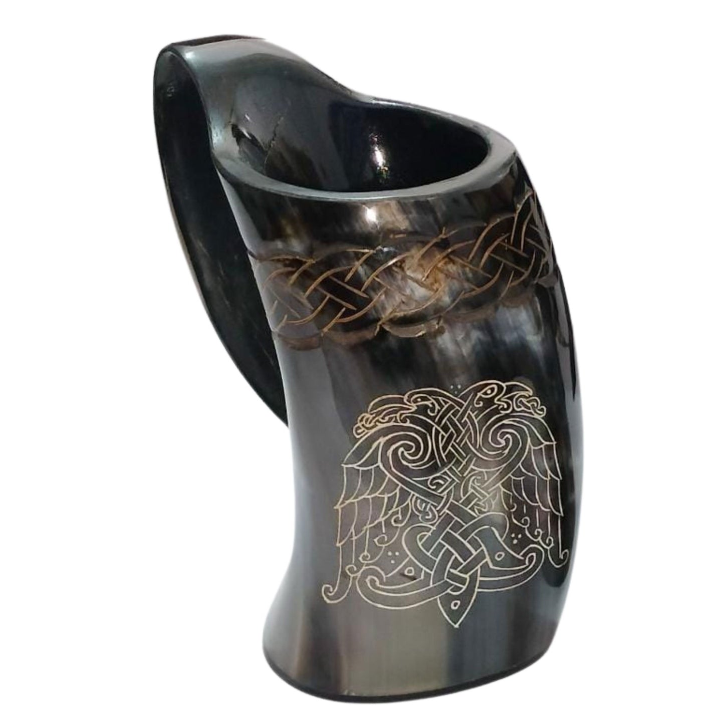 Authentic Medieval Viking Drinking Horn Tankard