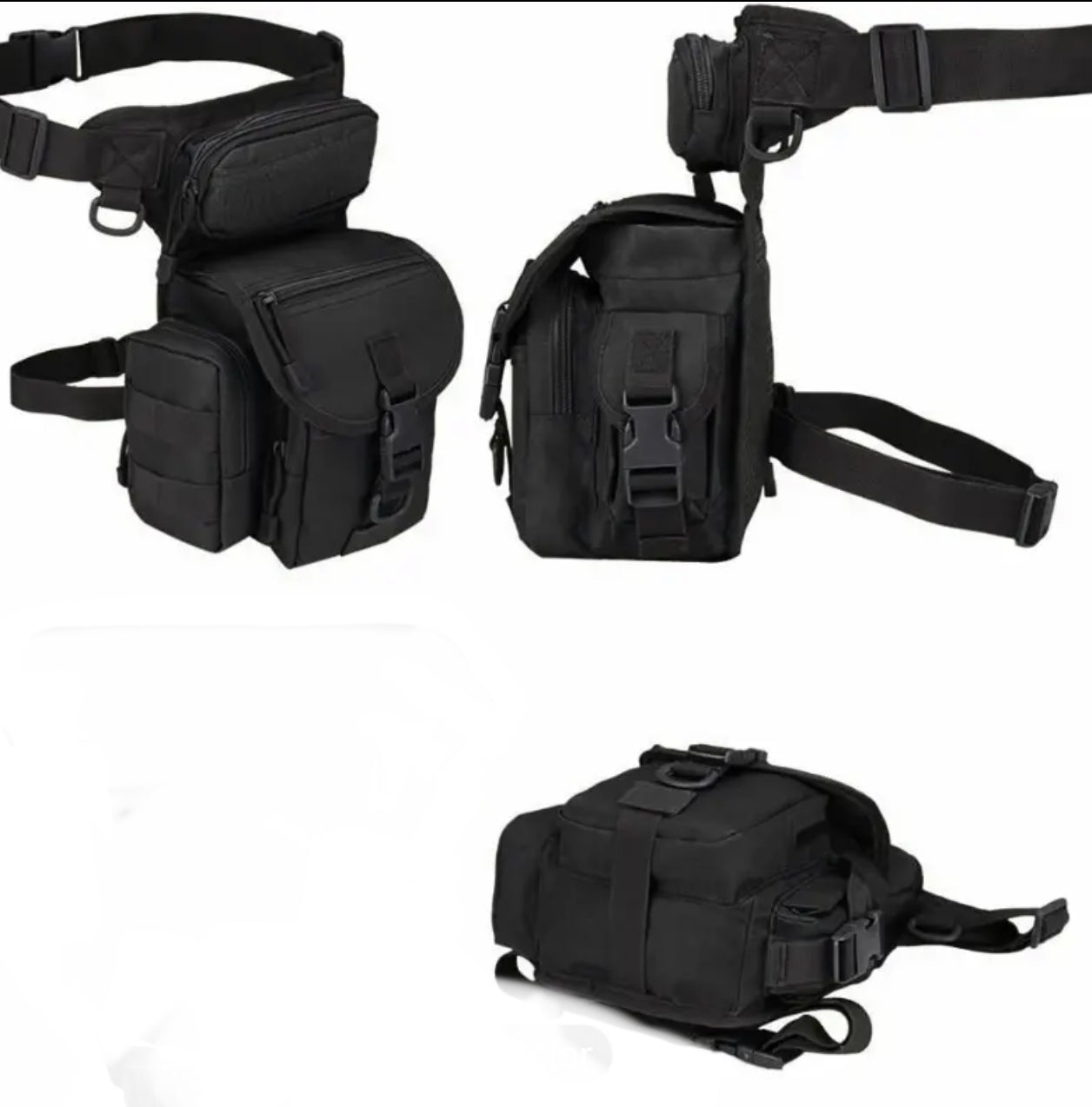 Military Tactical Drop Leg Pouch Bag