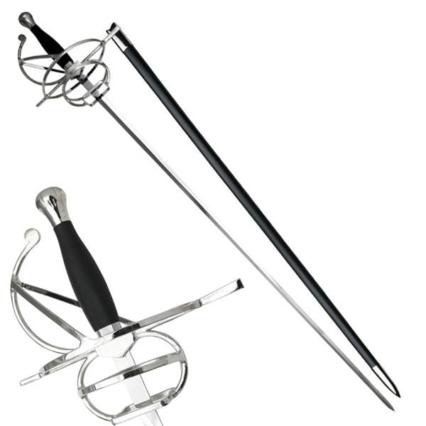 Medieval Renaissance Leather Hilt Rapier Sword