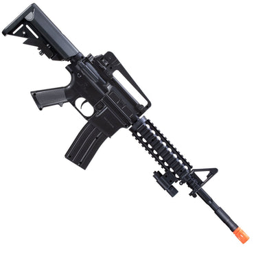 M-16A Spring Powered Airsoft Rifle with 2 Magazines and 2 Stocks