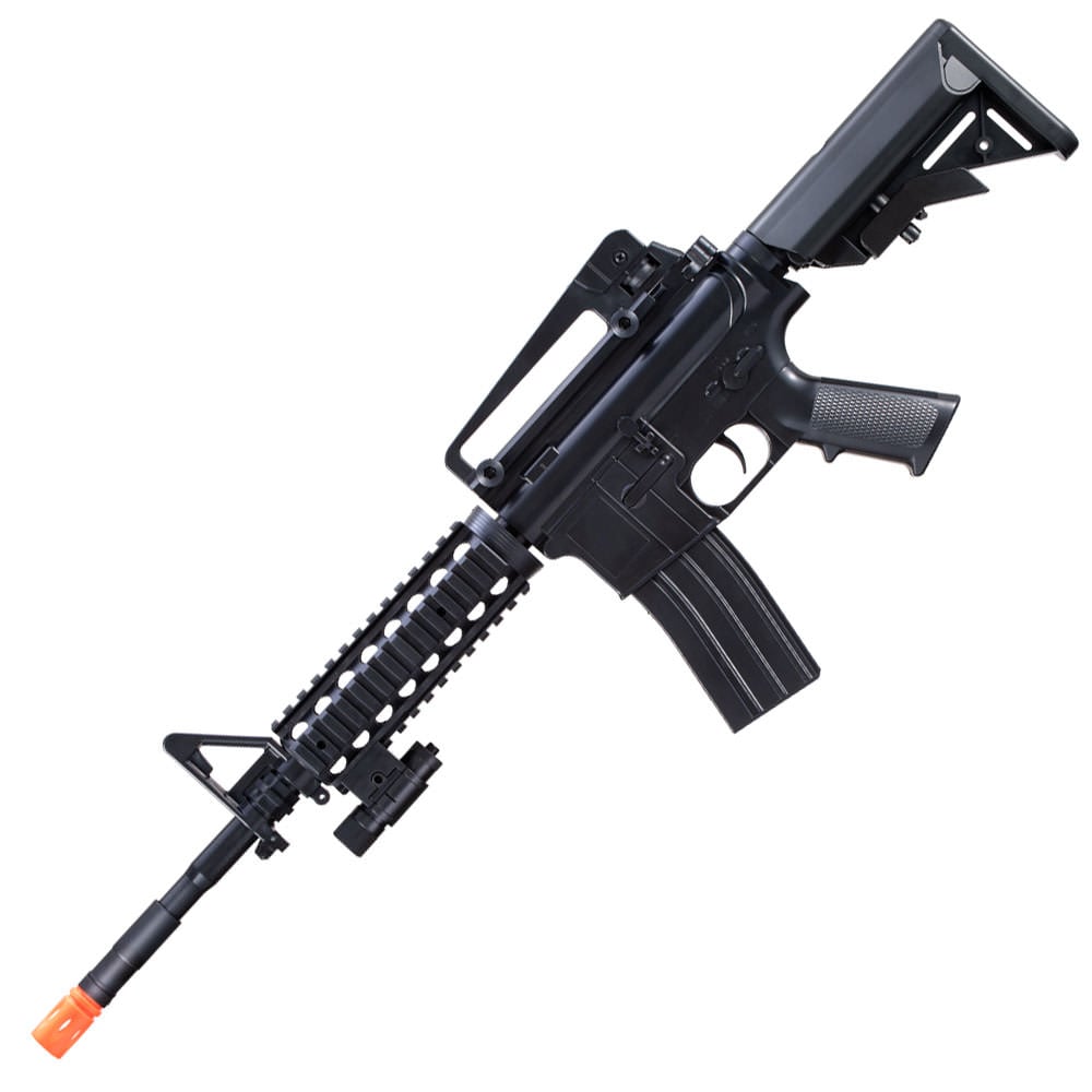 M-16B Spring Operated Airsoft Rifle with Laser Sight