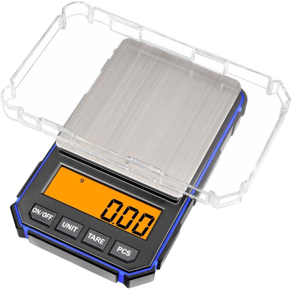 Fuzion Blue Mini Digital Weighing Scale, 200g x 0.01g Jewelry Gram Scale