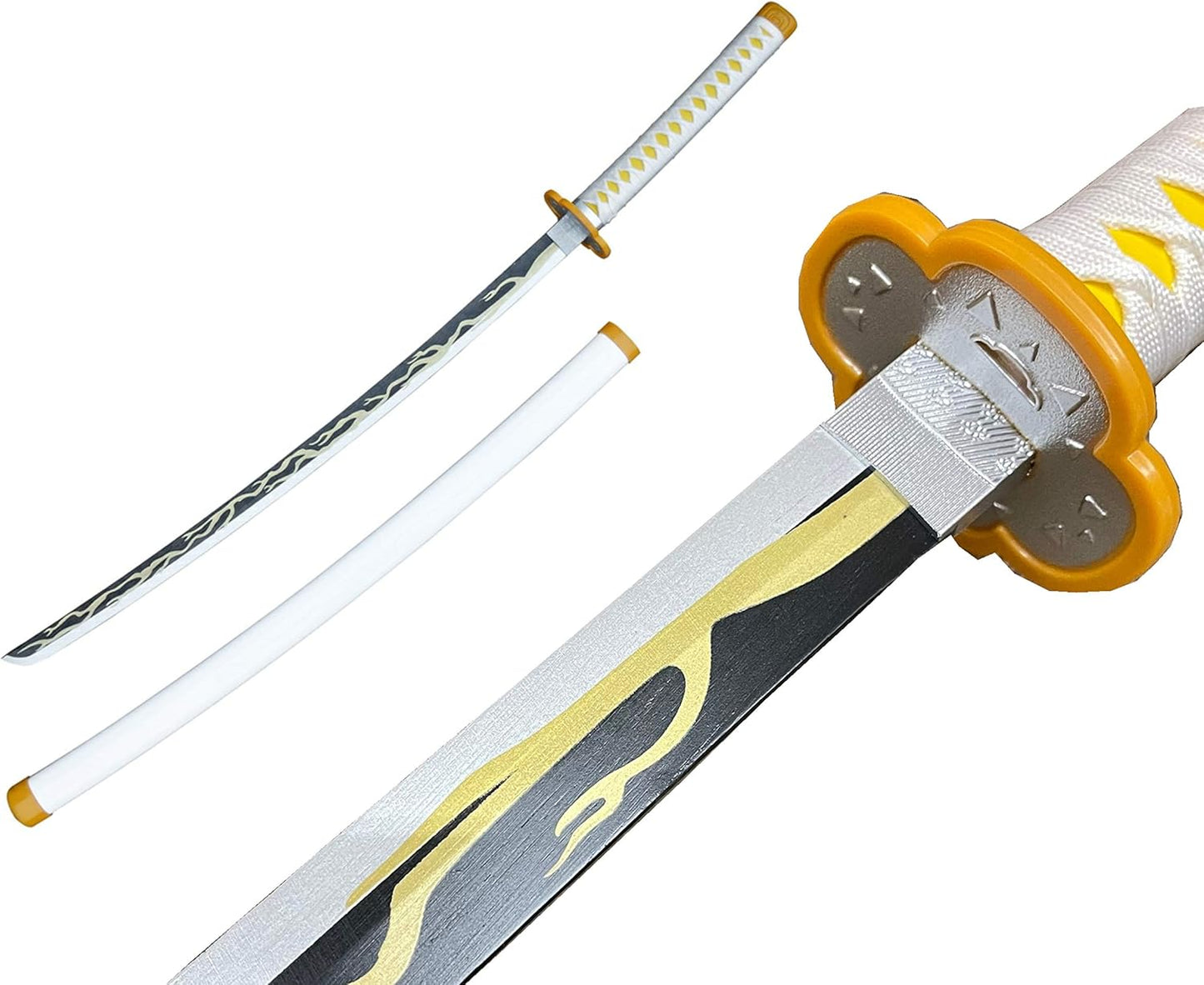 Art of Thunder Yellow Nichirin Katana Kimetsu No Yaiba Agatsuma Zenitsu Sword